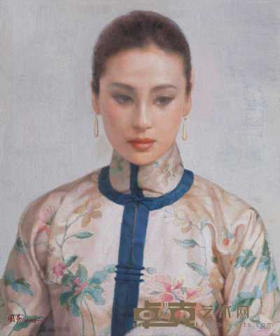 周易 唐装少女 64×53cm